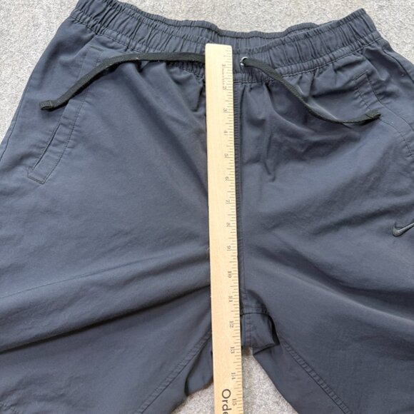 Nike Sportswear Woven Players Slim Shorts Men L Black AA5032 10" Cotton Nylon - Picture 14 of 15